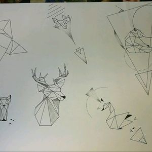 Petits dessins façon origami