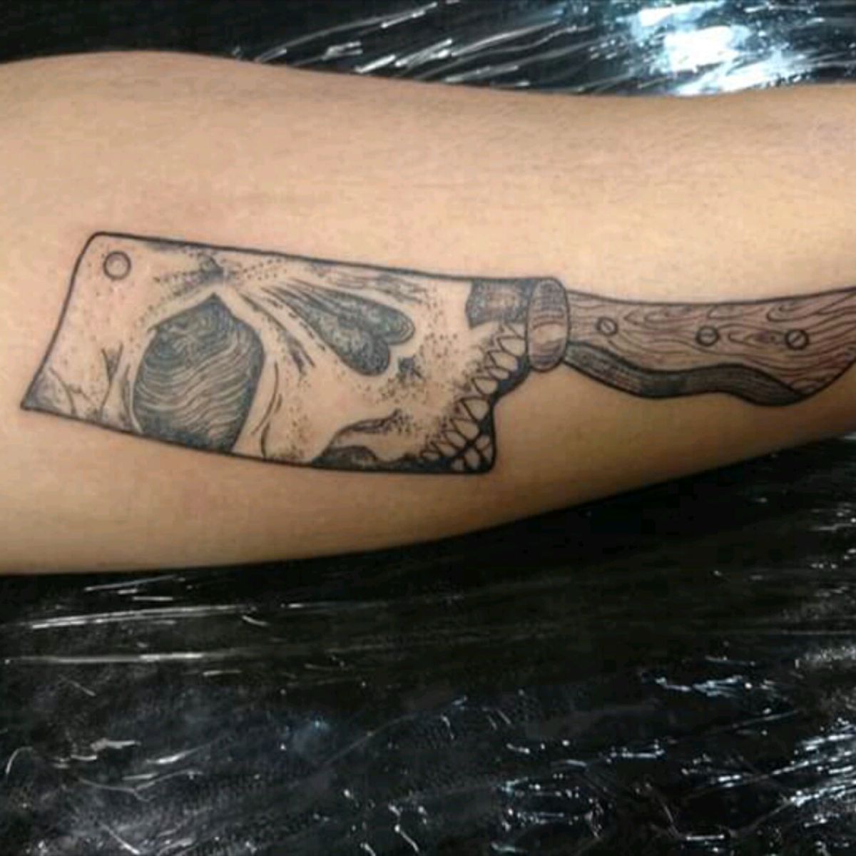 Tattoo uploaded by Douglas Valim Martins • cleaver knife 