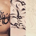 #arabic #Namestattoo #name #calligrafy #chest