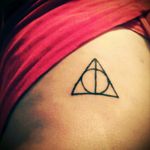 #reliquiasDaMorte #TheDeathlyHallows #tatoo #first #simple #HP #HarryPotter #always #alwaysandforever