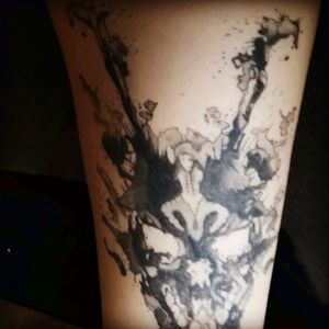 My First Tattoo, Frank from the movie "Donnie Darko"#firsttattoo #moviecharacter #dark #movie #firsttattoonotlast #abstract