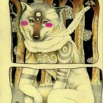 Shaman #drawing #illustration #moleskine #wolf #shaman #art