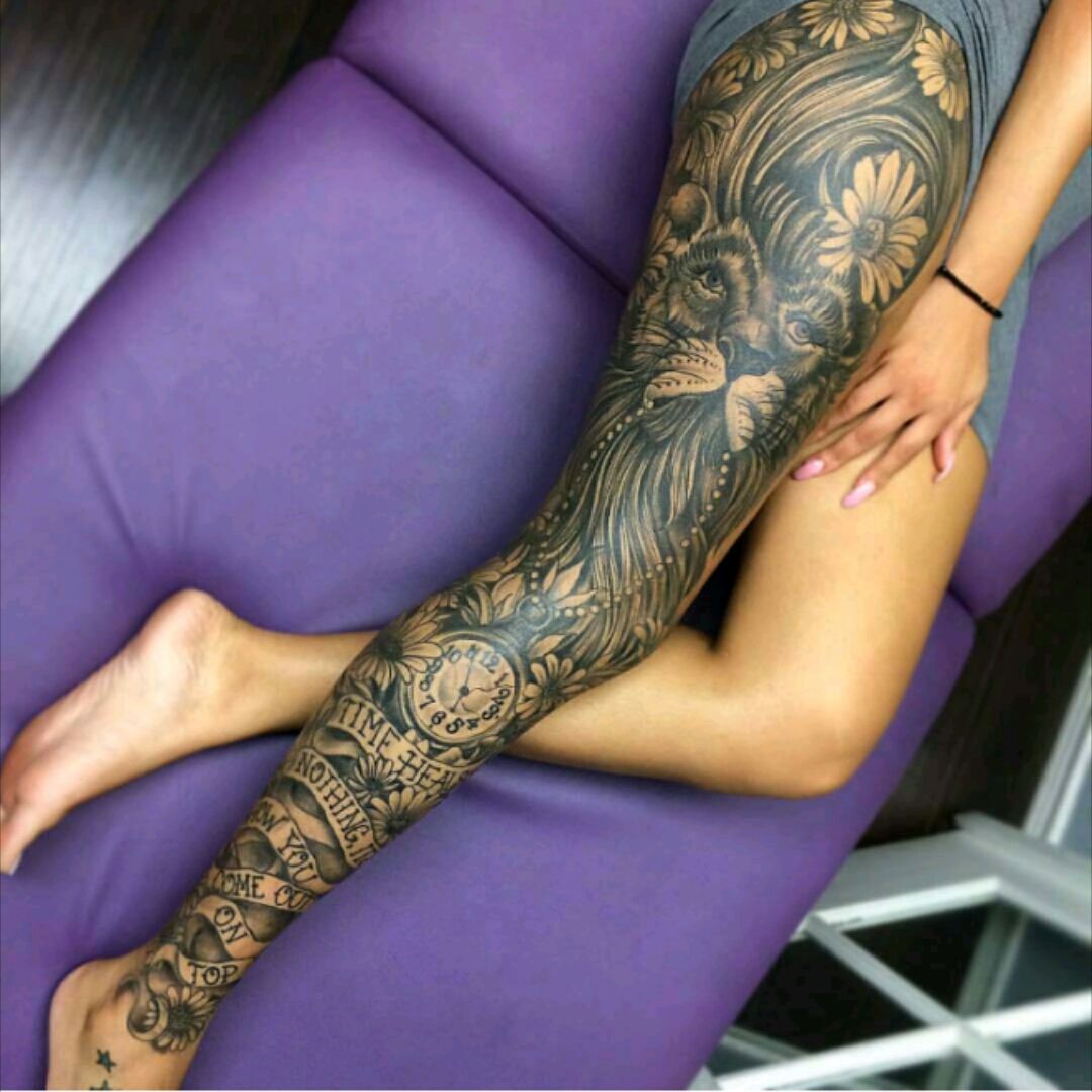 Full Leg Tattoos Embrace the Artistry of Comprehensive Ink