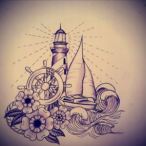 #neotraditional #nautical #drawing. Anyone tips and feedback on this one? Would appreciate it:)