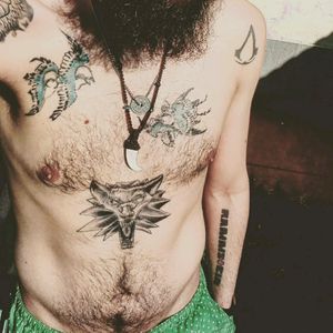 #wolf #tattoo #birds #beardandtattoos #beard
