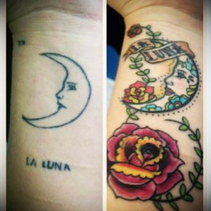 The best tattoo artist I've ever known. #CoverUp #Moon #TraditionalTattoo #MexicanArtist
