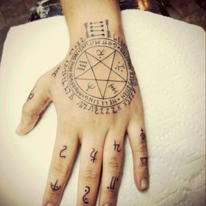 Tattoo uploaded by Tristan Gray • #wiccan #pentagram #hellsing #anime •  Tattoodo