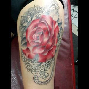 #tatuaje #tattoo #rosa #rose #mandala pergamino bs.as