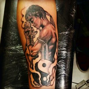 Tony Jaa 👊💪 #tonyjaa #tatto #tatuajechile #artes #marciales #muaythai #ongbank #movie