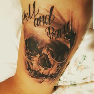 My second tattoo... #HellAndBack #Metallica #Skull #Mexico