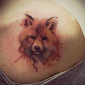 #foxtattoo #fox #watercolor