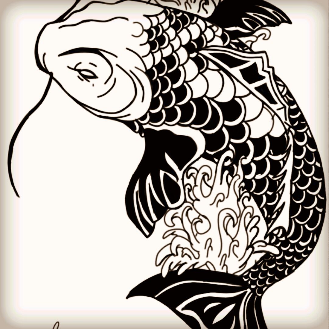 Tattoo uploaded by Fernando Montaño • Koi Fish Designe. • Tattoodo