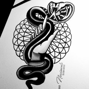 #snake #blackwhite #tradicional #work #ink #flashtattoo #lucasnascimento