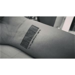 #tattoo #barcode
