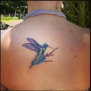 #hummingbird #color #tattoo
