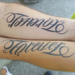 Family Forever: My son and I together. He got it first, I got it a few weeks later.