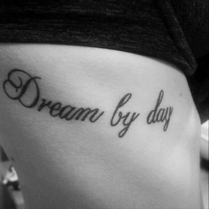 "Those who dream by day are cognizant of many things which escape those who dream only by night" [Edgar Allan Poe]#ribtattoo #dream #quote #EdgarAllanPoe