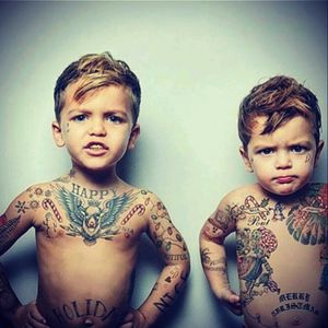Future generation. #kids #ink #badasfuck #inkspiration #tattoos