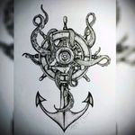 Sailor ink. #sailor #anchor #sea #animal #ink #direction #ocean #creature #octopus