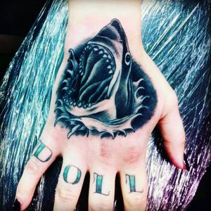 #doll#shark#hand#tatoo