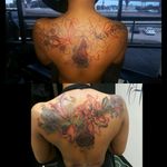 Triple cover up on an awsome client #dallastattooartist #jerrellarkins #ink #tattoo_artist #CoverUpTattoos