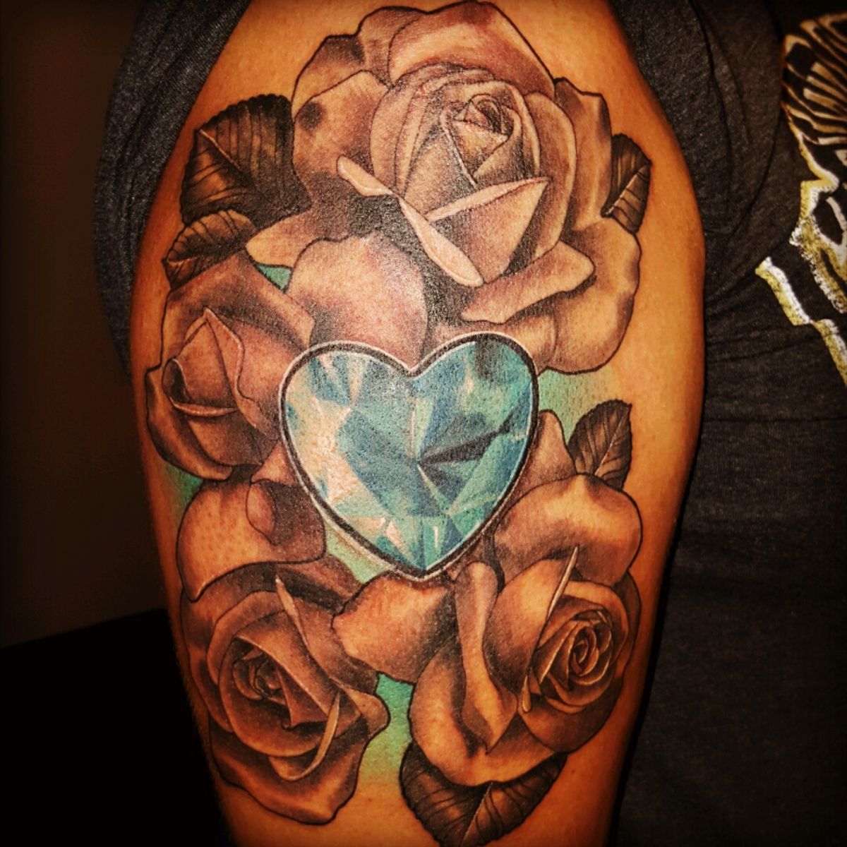 Tattoo Uploaded By Jerrel Axel Larkins • Stoned Roses Jerrellarkins