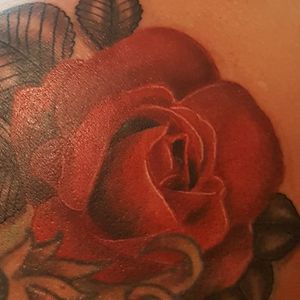 Rrrrrrrosy #jerrellarkins #ink #tattoo_artist  #rose