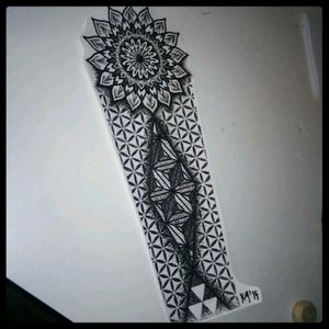 Dotwork composition for forearm