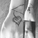 Wrist & hand tattoo #wristband #handtattoo