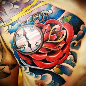 Rose and compass