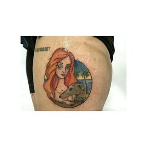 #peliroja #redhead #galgo #dog #ladamadeelche #tattoogirl #sexytattoo #cutegirl #cutetattoo #cheyenne #radiantcolors #ink #valenciatattoo #valencia #jaleo #gonzalo #gonzala #mariateresa #jajaja