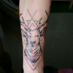 My tattoo #deer #tattoo #hand #animal #deertattoo