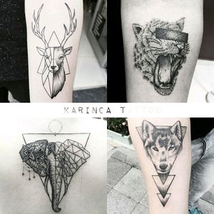 The Quarter Series : Dotworks and Geometrics(These are my old works)instagram.com/karincatattoo #geometric #dotwork #dotworktattoo #geometrictattoo #blacktattoo
