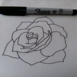 #Rose #scketch #outline #design #DesignByMe