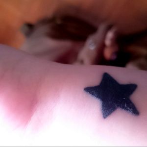 My eleventh tattoo. A star. #dreams #faith #believe