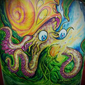 Snail octopus #sketch #tattoosketchbook