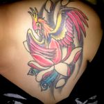 My second tattoo. #phoenix and #lotus