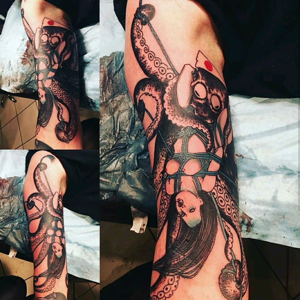 Tattoo Uploaded By Reno • Japanese Shibari Bondage Octopus
