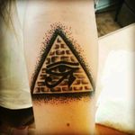#Egypt #eye #pyramid #blacktatto #ink #HorusEye #horustattoo #polandtattoo #Poland #forearm #dotsandshadestattoo #woman