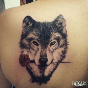 My first tatoo in a french-shop in Caen : Fatcap by Julien Wolf 🐺❤