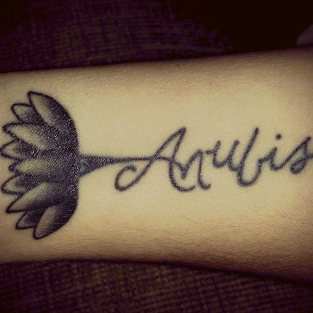 Tattoo uploaded by Tracy Alazzolopa • Got this the day after my dog past away. His name was Anubis, he was a black lab. • Tattoodo Tattoo uploaded by Tracy Alazzolopa • Got this the day after my dog past away. His name was Anubis, he was a black lab. • Tattoodo