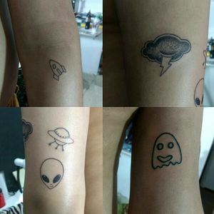 Flashs do dia!👽Flashs of the Day#Flash  #tattooalien #spacetattoo #ink #brasil #Riodejaneirotattoo #lovetattoo #femaleartist #vivianferreira #smallatttoo