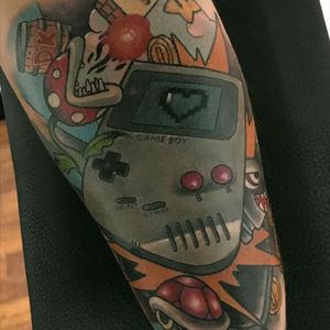 Gameboy #nintendo #game boy #tattoo #tattoo_artwork