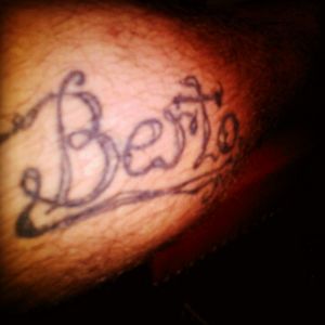My name.... My second tattoo.