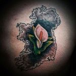 #irish #lily #easterlily #1916 #commemorativettattoo #ireland #map #TAL32