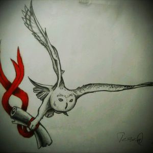 This is something that I would love to have tattooed on me or something similar to this. Drawing is my own.