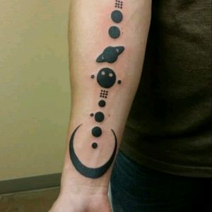 #unique #solar #system #tattoo I got to make sometime back #nofilter