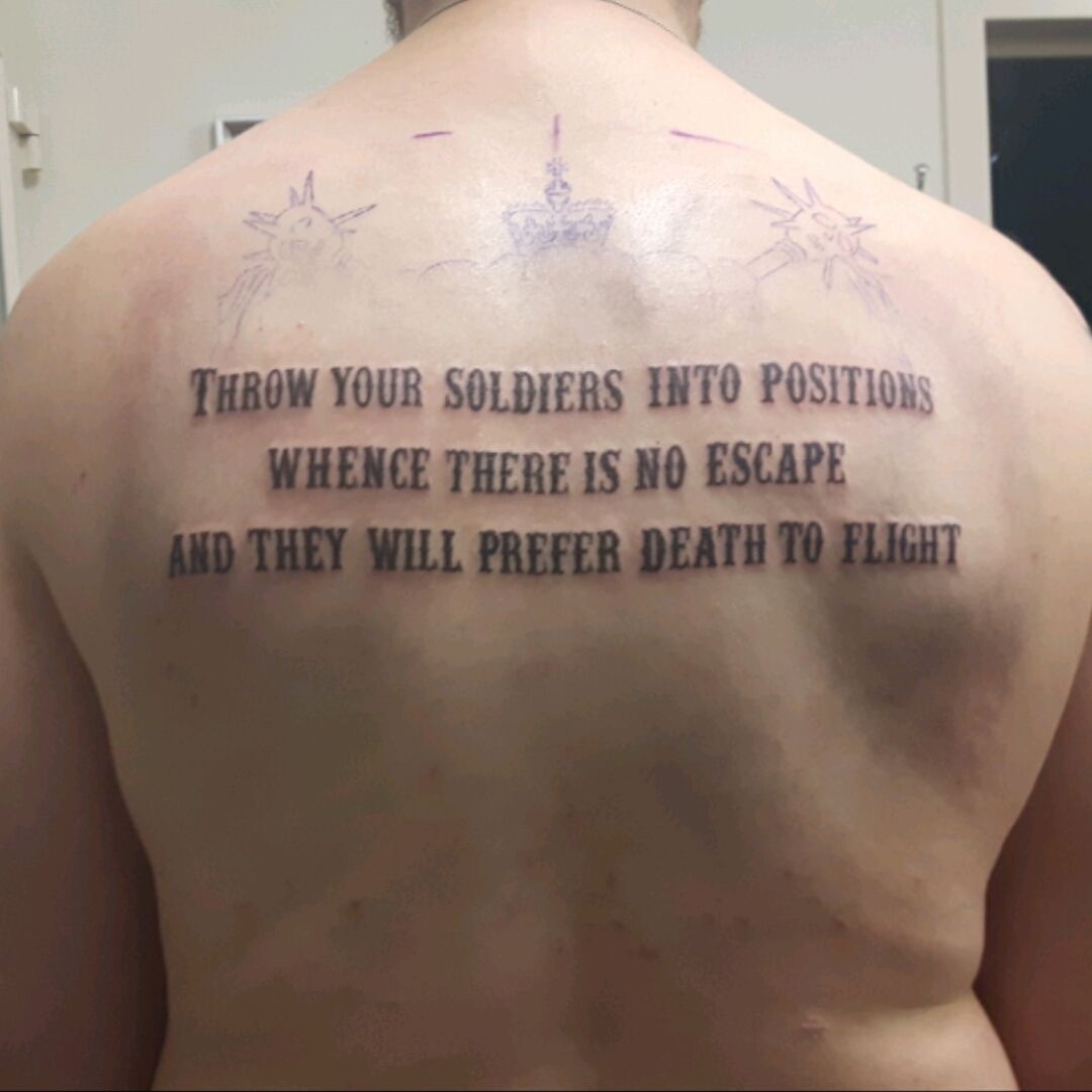 Art Of War Quotes Tattoos QuotesGram