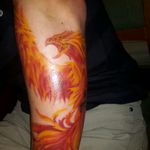 New one. 50% finished. #phoenix #new #forearm