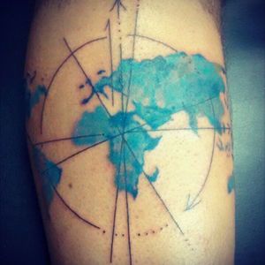 Primeira tatuagem / 2016 #map #mapa
